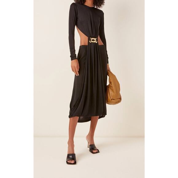 Dodo Bar Or Black Long Sleeve Dress - Picture 1 of 12